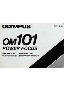 Olympus OM 101 manual. Camera Instructions.